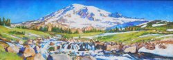 6' commission of Mt. Rainier 