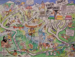 Bloomsday, 1984 copyright ©, 13 x 17 inches
