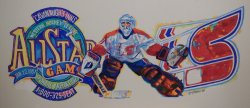 1997 Allstar Game, 1996 copyright ©, 16 x 30 inches